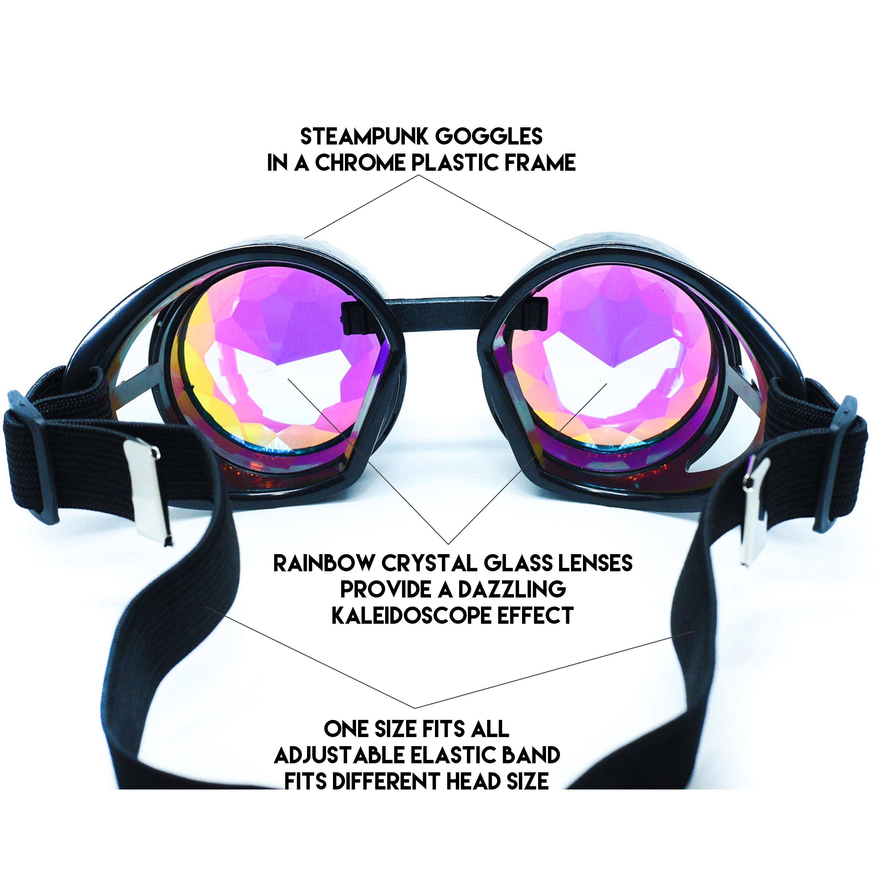 Steampunk Goggles and Kaleidoscope Glasses