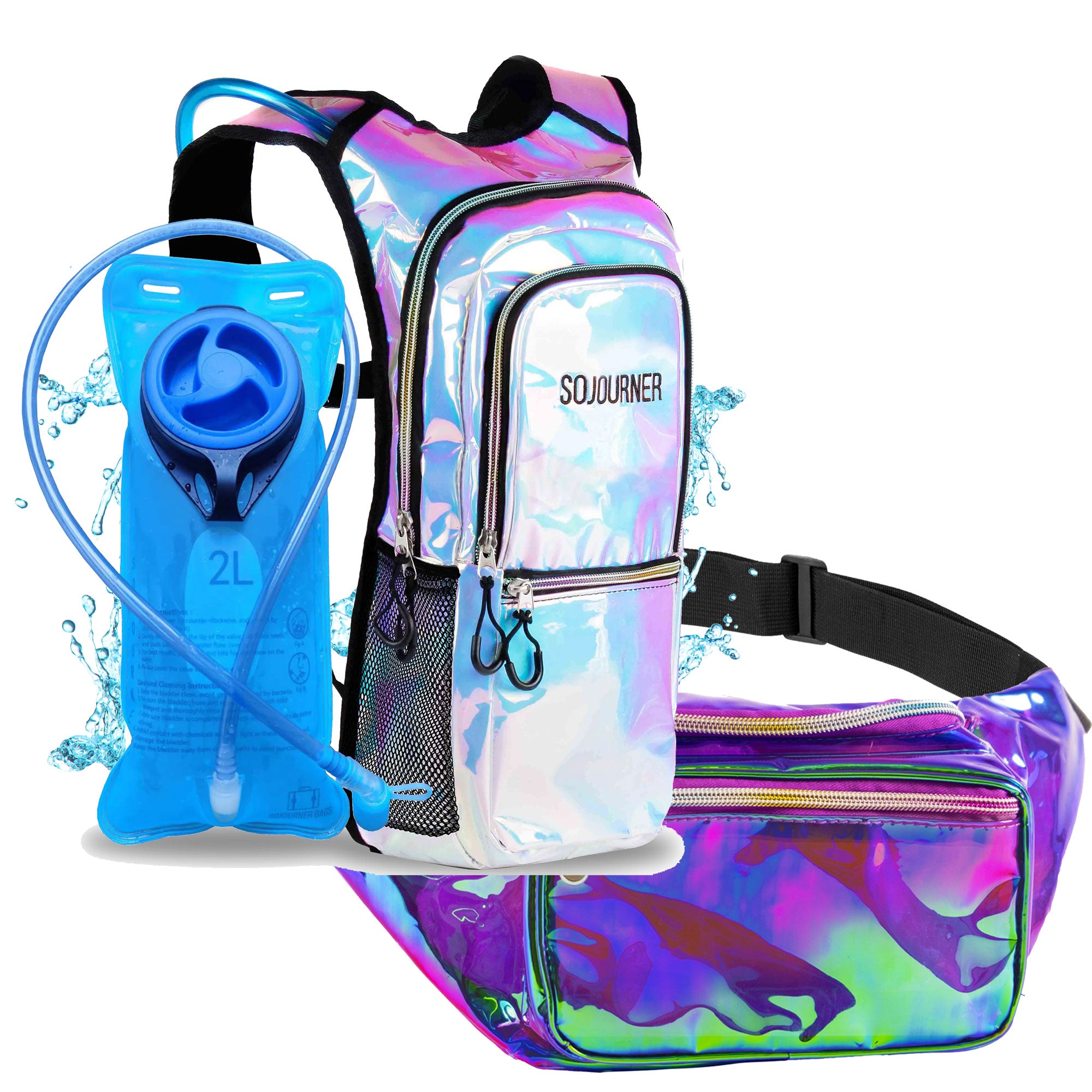 Fanny pack/Hydro pack/Glitter combo